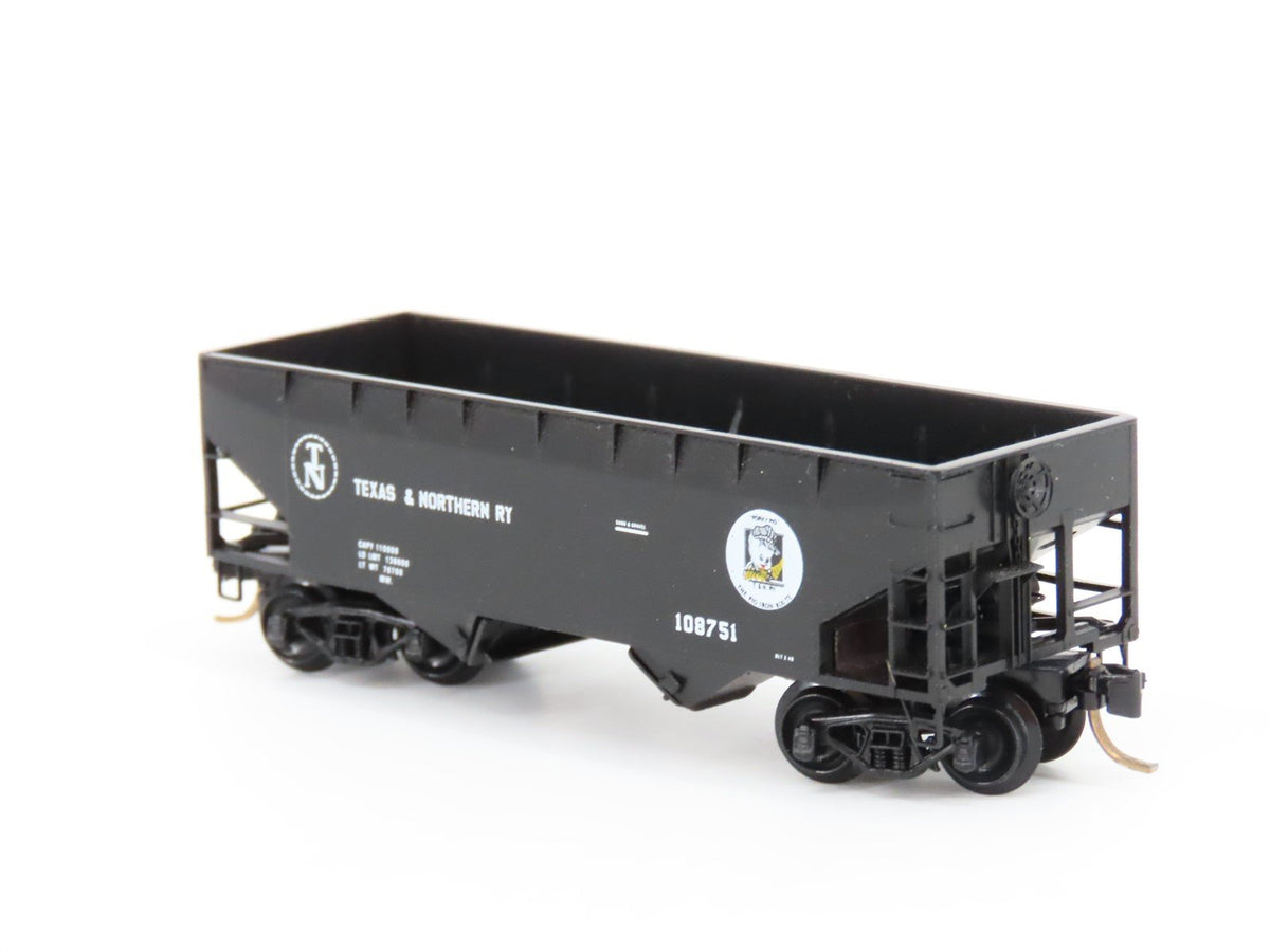 N Scale Micro-Trains MTL 55350 T&amp;N Texas &amp; Northern 2-Bay Hopper #108751