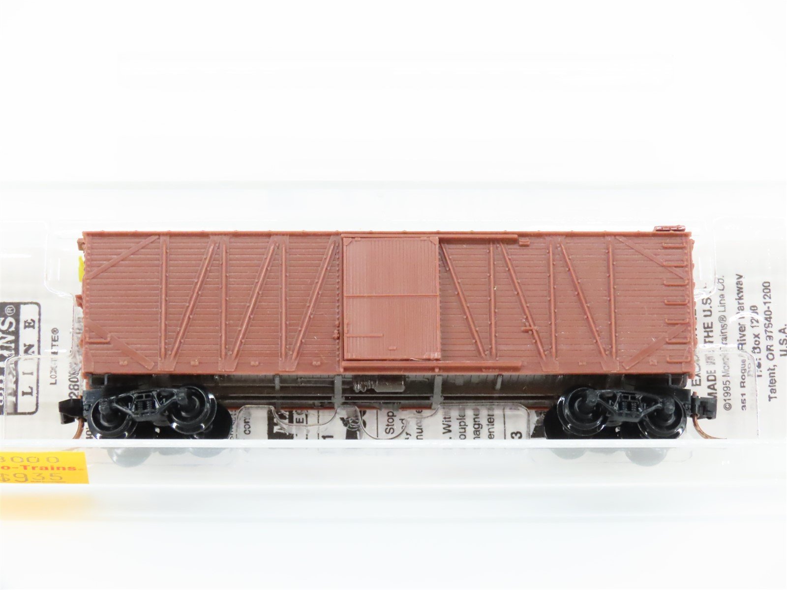 N Scale Micro-Trains MTL Undecorated Outside Braced Box Car