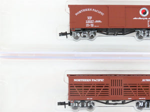 N Scale Roundhouse FourPak 89458 NP Northern Pacific Assorted Freight 4-Car Set
