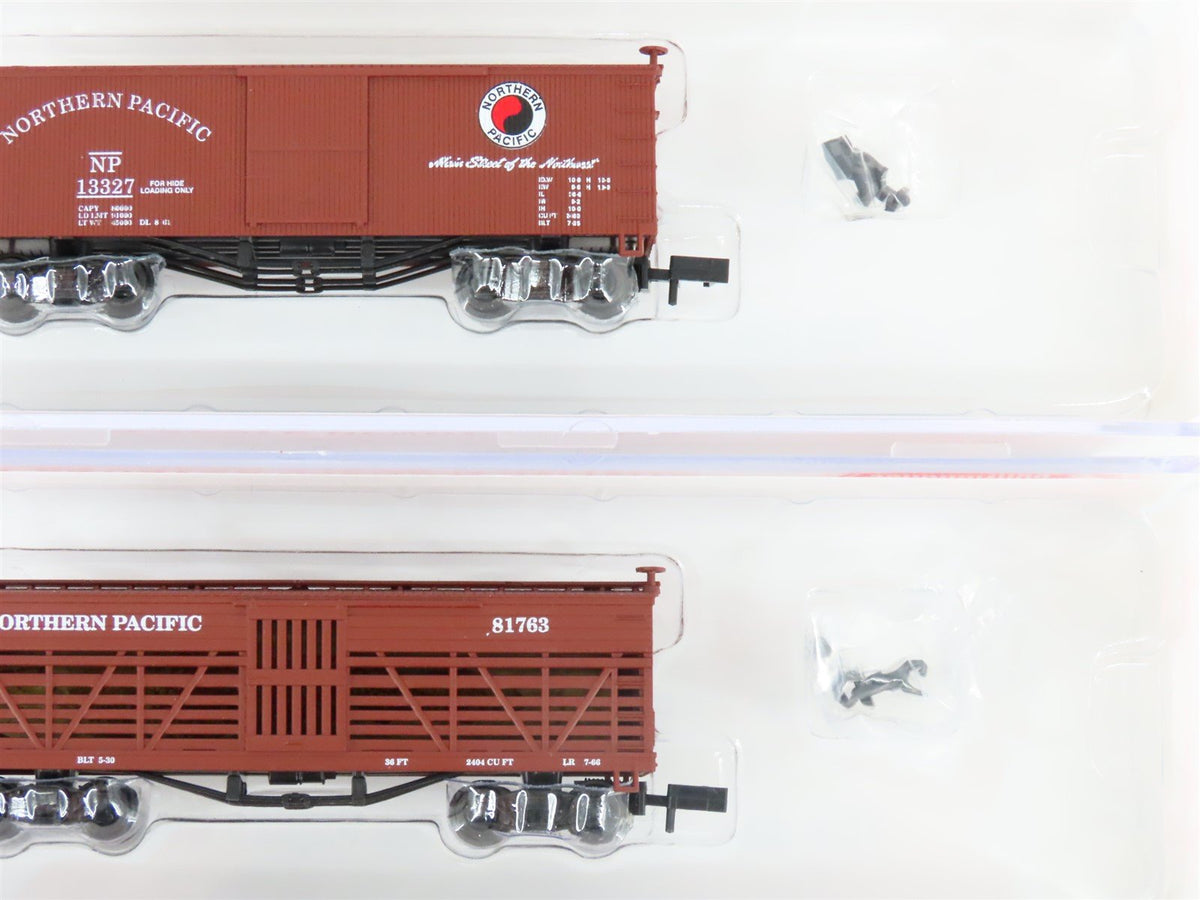 N Scale Roundhouse FourPak 89458 NP Northern Pacific Assorted Freight 4-Car Set
