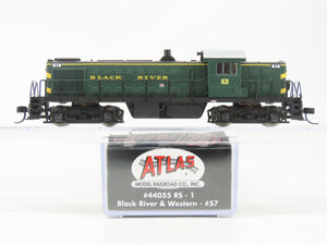 N Scale Atlas Classic 44055 Black River & Western RS1 Diesel Locomotive #57