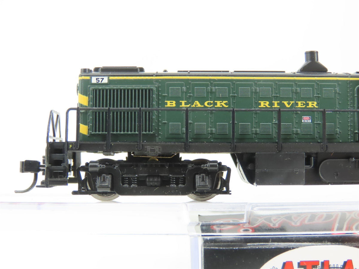 N Scale Atlas Classic 44055 Black River &amp; Western RS1 Diesel Locomotive #57