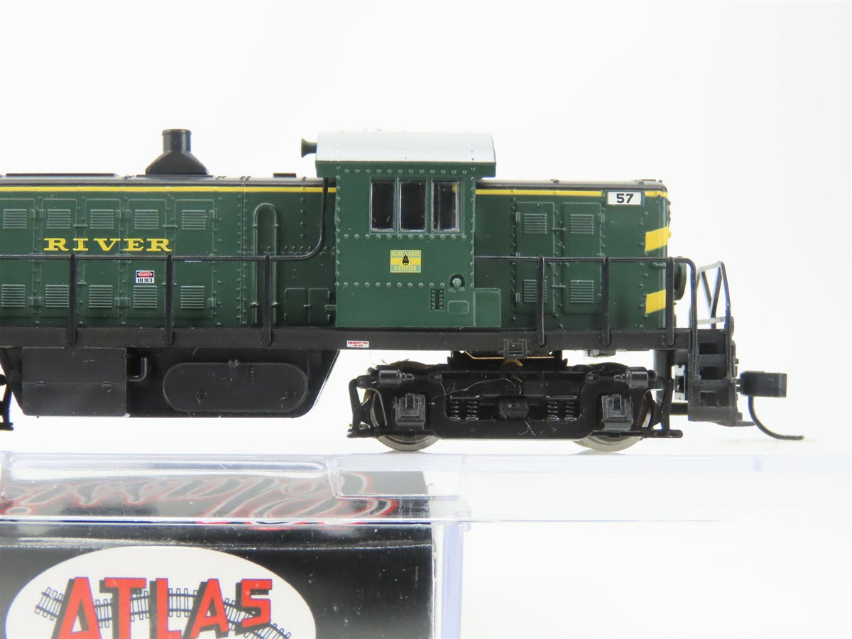 N Scale Atlas Classic 44055 Black River &amp; Western RS1 Diesel Locomotive #57