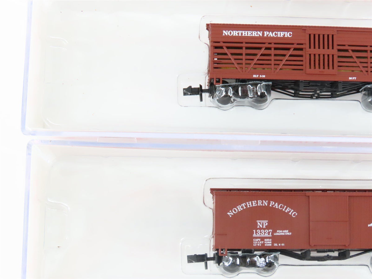 N Scale Roundhouse FourPak 89458 NP Northern Pacific Assorted Freight 4-Car Set