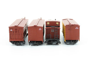 N Scale Roundhouse FourPak 89458 NP Northern Pacific Assorted Freight 4-Car Set