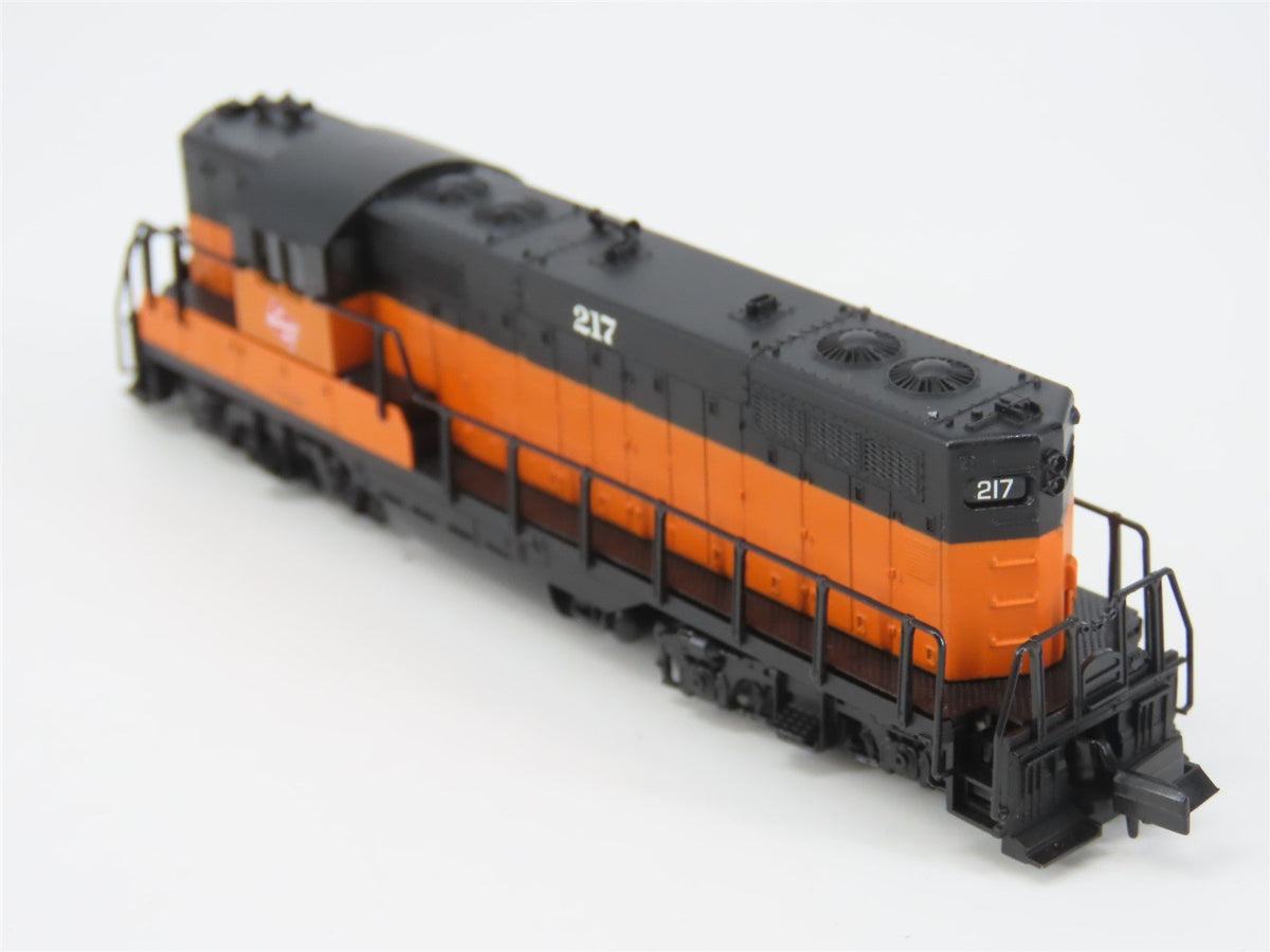 N Scale Atlas 48320 MILW Milwaukee Road GP9 Ph2 Diesel Locomotive #217