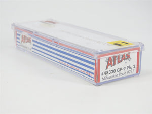 N Scale Atlas 48320 MILW Milwaukee Road GP9 Ph2 Diesel Locomotive #217