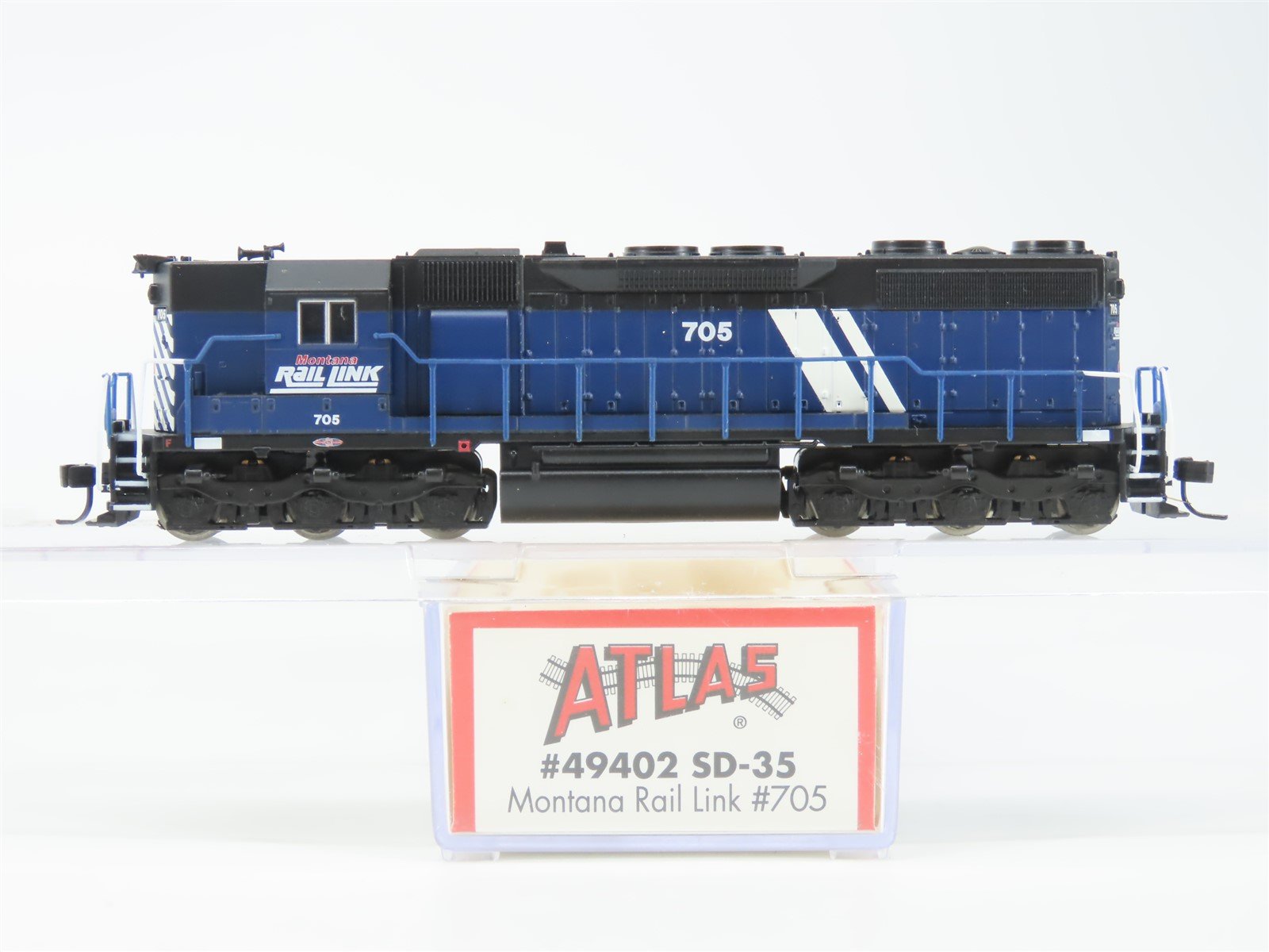 N Scale Atlas 49402 MRL Montana Rail Link SD35 Diesel Locomotive #705