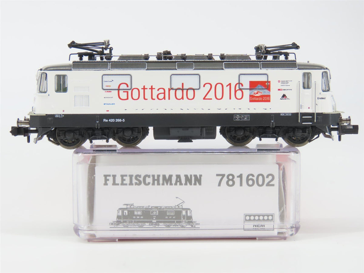 N Scale Fleischmann 781602 Gottardo Swiss Re 420 Electric Locomotive #268-5