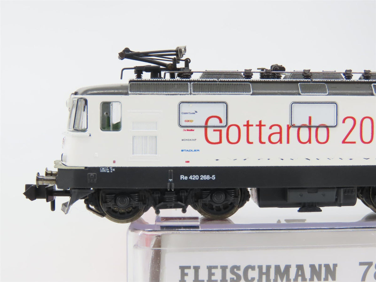 N Scale Fleischmann 781602 Gottardo Swiss Re 420 Electric Locomotive #268-5