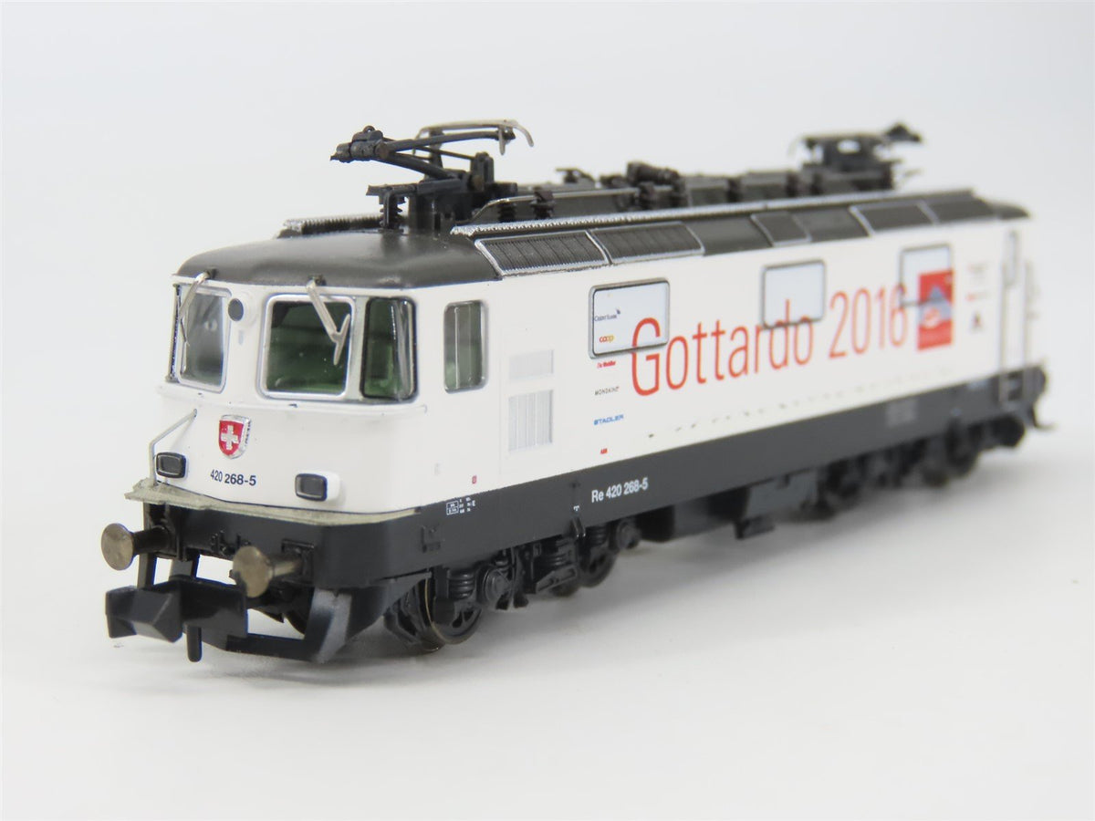 N Scale Fleischmann 781602 Gottardo Swiss Re 420 Electric Locomotive #268-5