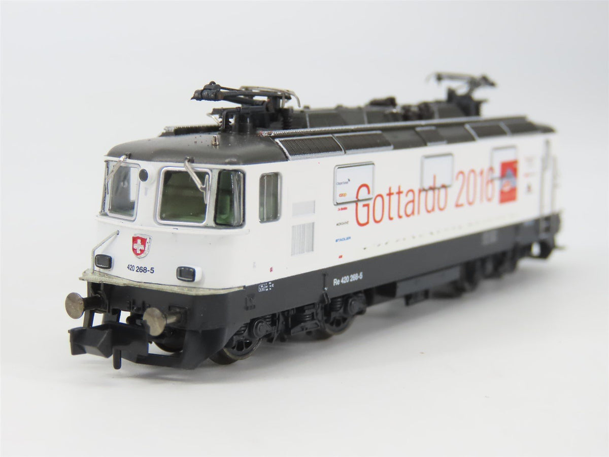 N Scale Fleischmann 781602 Gottardo Swiss Re 420 Electric Locomotive #268-5