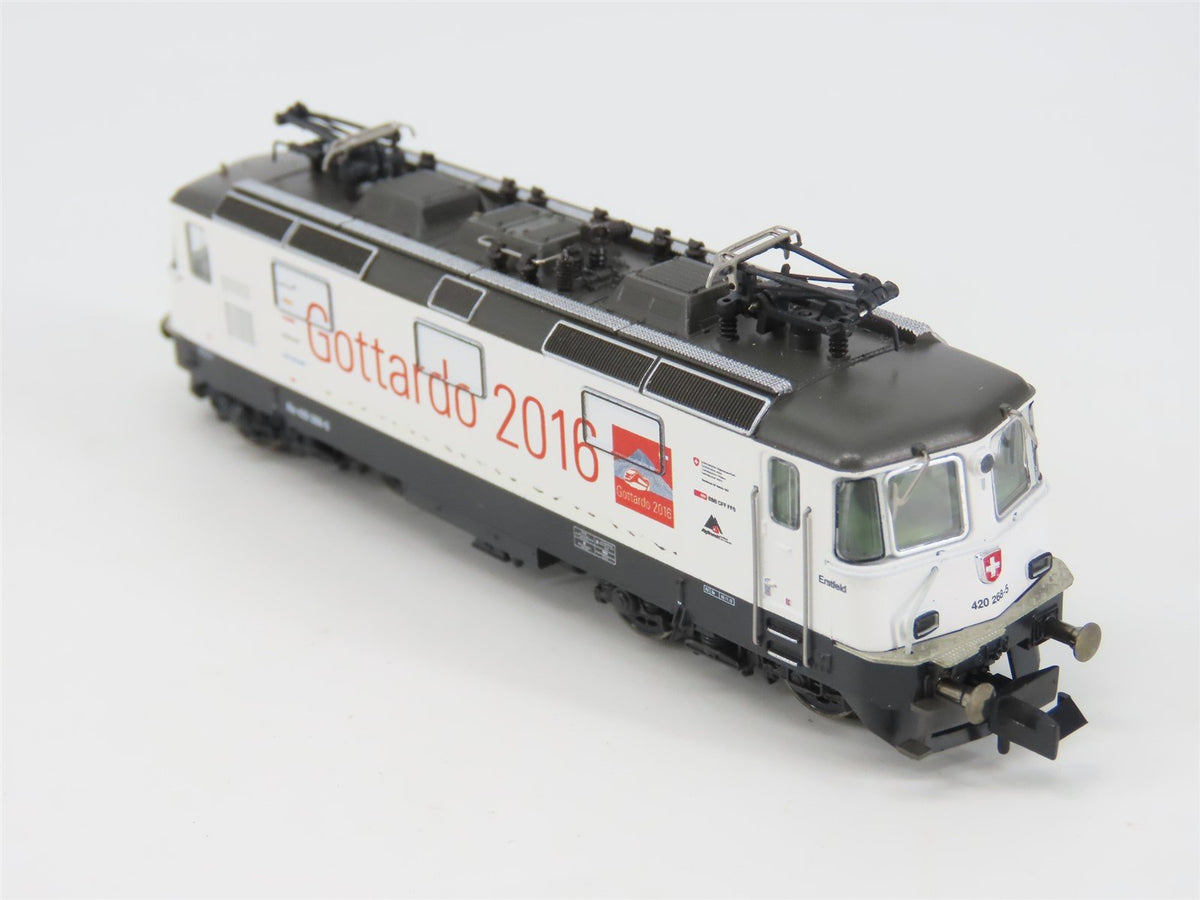 N Scale Fleischmann 781602 Gottardo Swiss Re 420 Electric Locomotive #268-5
