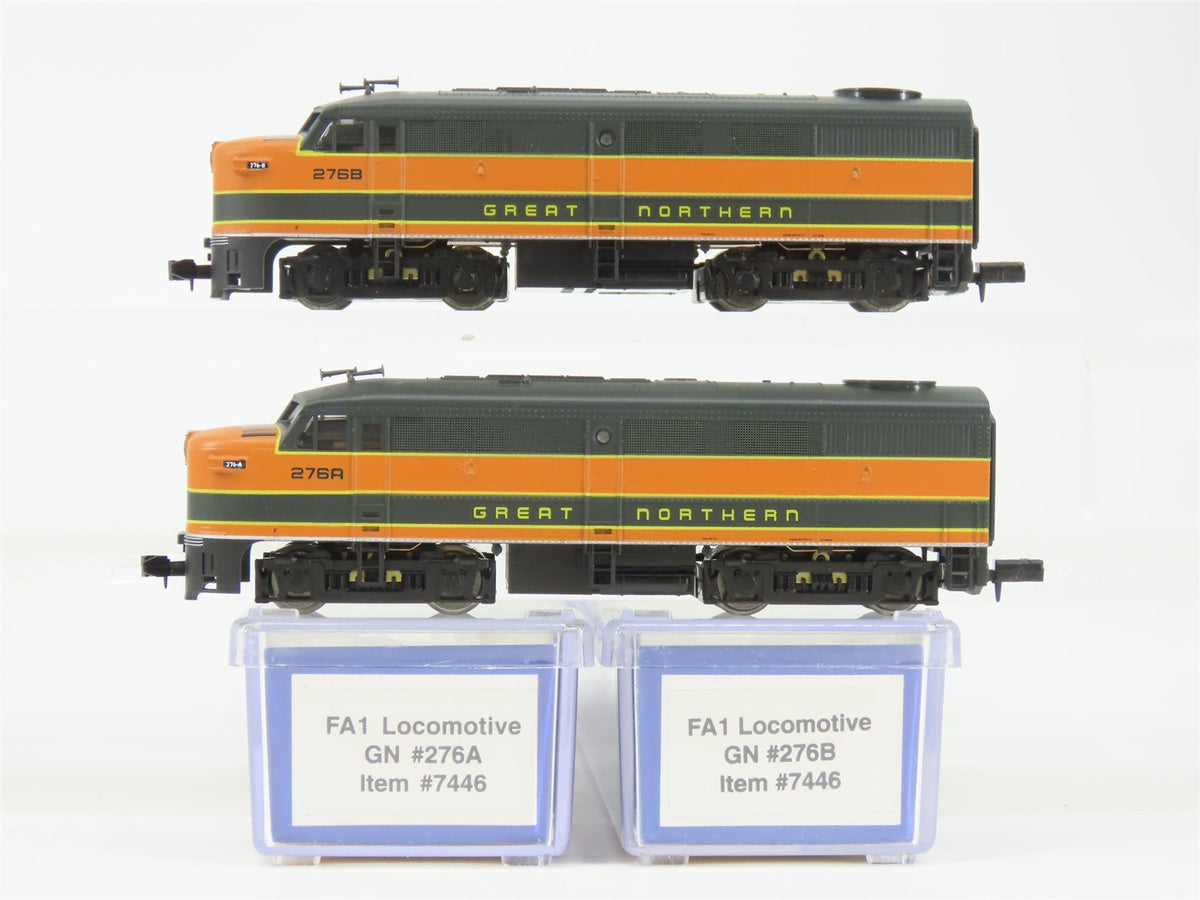 N Scale Life-Like 7446 GN Great Northern FA1/FA1 Diesel Locomotive Set