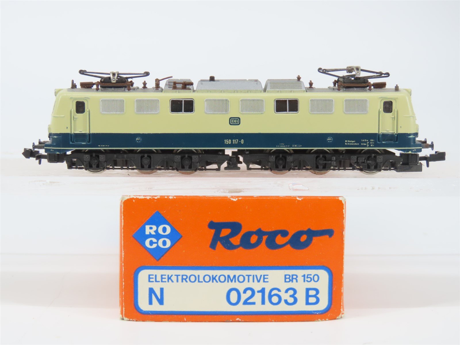 N Scale Roco 02163B DB Deutsche Bahn 150 Electric Locomotive #117-0
