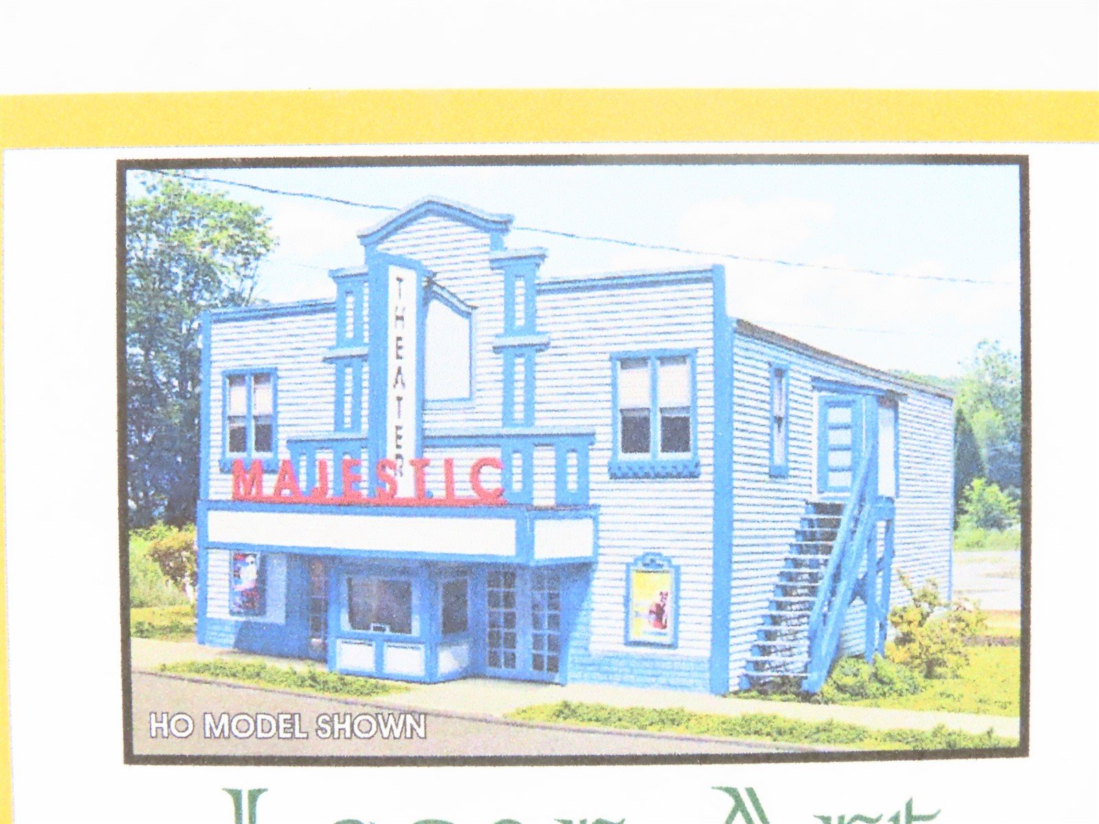 N 1/160 Scale Laser-Art Structures Kit #854 Majestic Theater