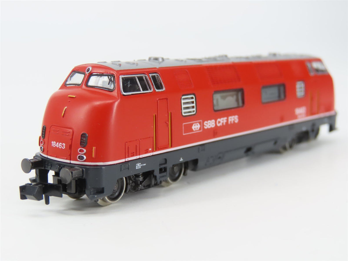 N Scale Roco 23287 SBB CFF FFS Swiss Federal Am 4/4 Diesel Locomotive #18463
