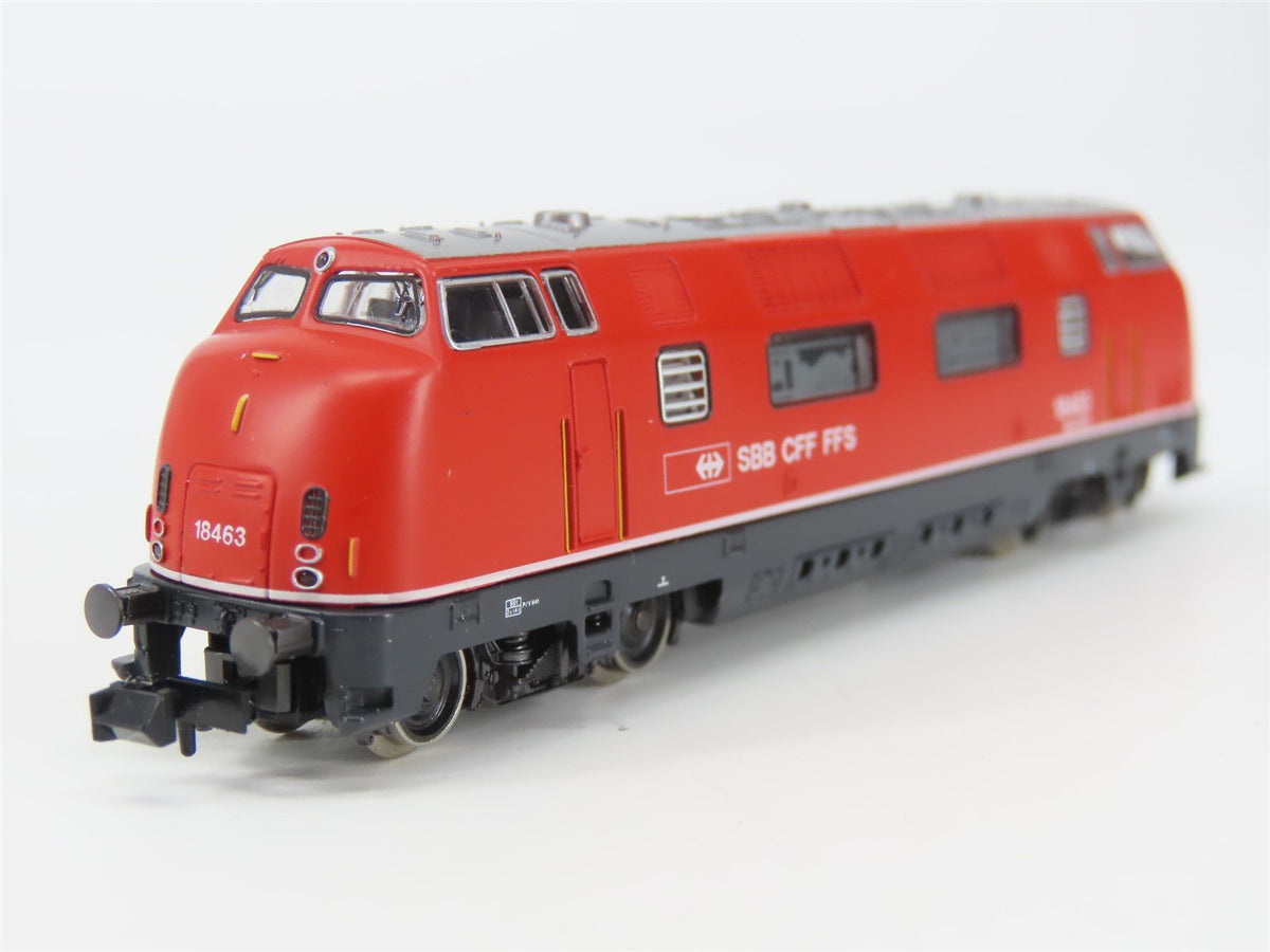 N Scale Roco 23287 SBB CFF FFS Swiss Federal Am 4/4 Diesel Locomotive #18463