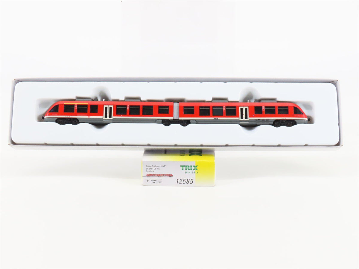 N Minitrix 12585 DB-AG German Era V BR 648.1 &quot;LINT&quot; EMU 2-Unit Set - DCC Ready
