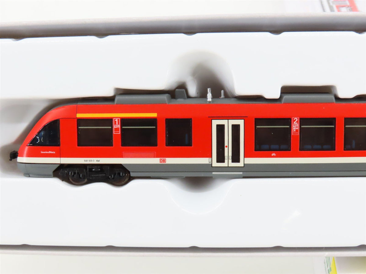 N Minitrix 12585 DB-AG German Era V BR 648.1 &quot;LINT&quot; EMU 2-Unit Set - DCC Ready