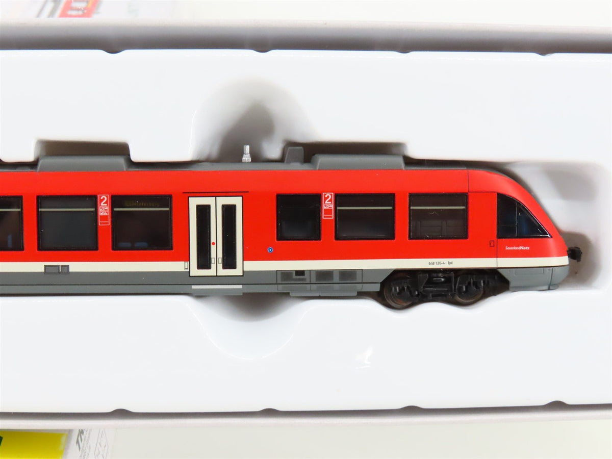N Minitrix 12585 DB-AG German Era V BR 648.1 &quot;LINT&quot; EMU 2-Unit Set - DCC Ready