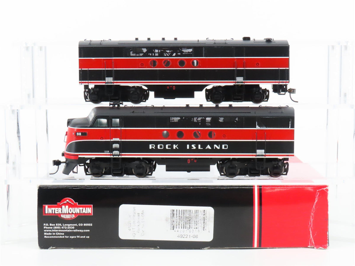 HO Scale InterMountain 49221-08 RI Rock Island FTA/B Diesel Set w/ DCC