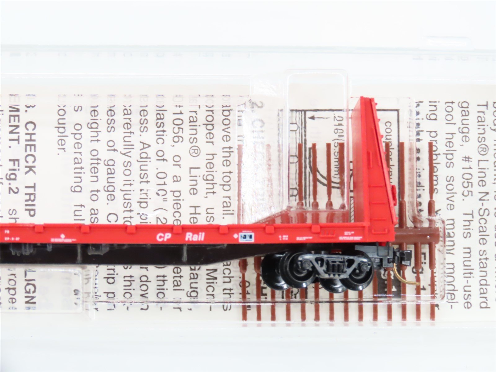 N Scale Micro-Trains MTL 54070 CP Canadian Pacific Rail Bulkhead Flat Car 317135