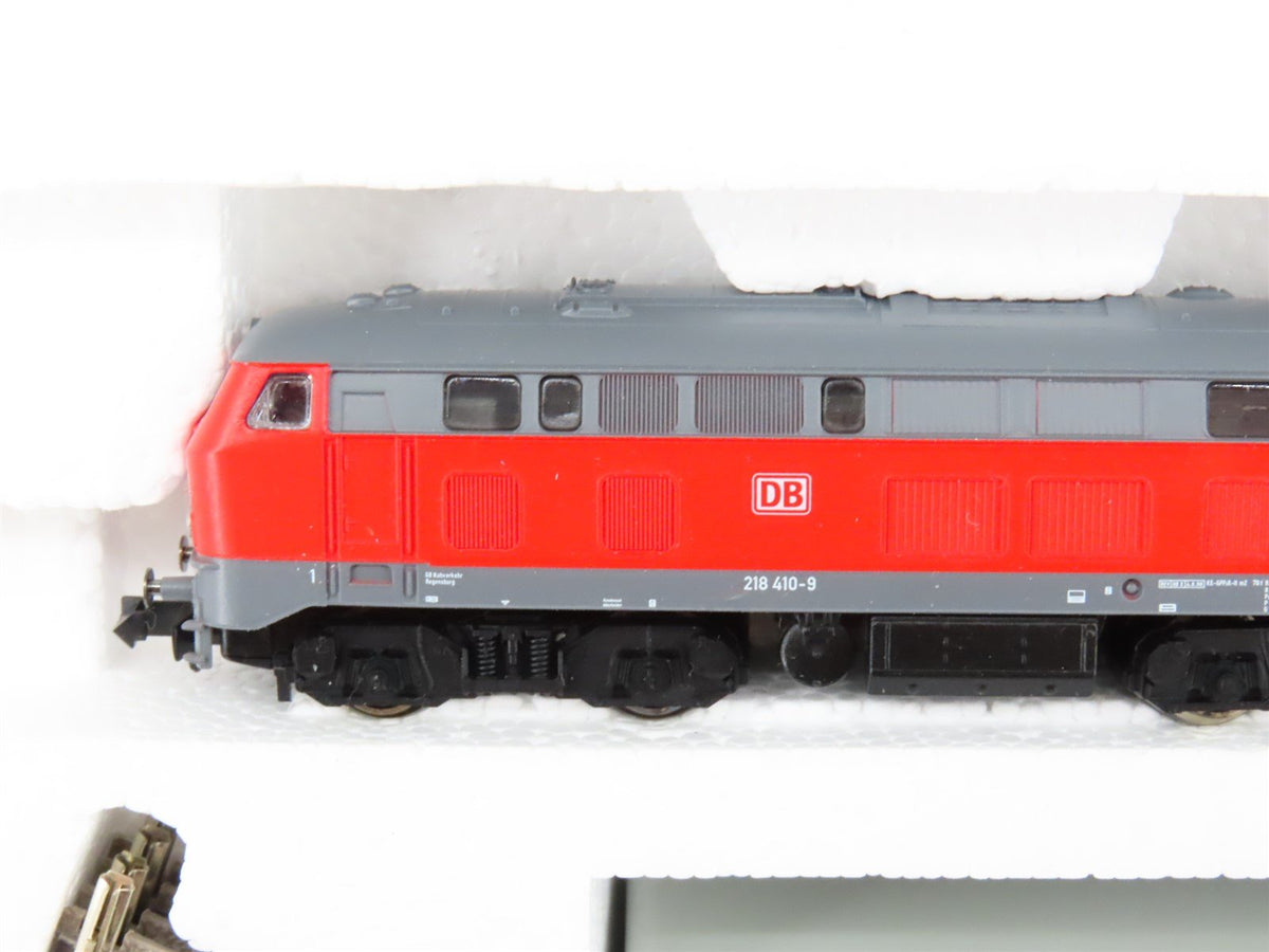 N Fleischmann 9369 DB-AG &quot;Regional Express&quot; BR 218 Diesel Passenger Train Set