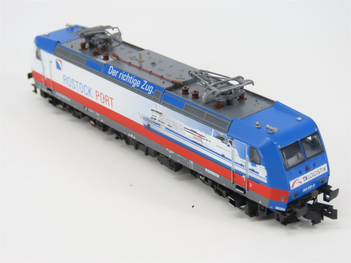N Scale Fleischmann 738705 Tx Logistik Rostock Port 185 Electric Loco #513-9