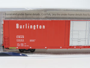 N Scale Trainworx 2904-01 CB&Q Burlington Route 86' Auto Boxcar #15003