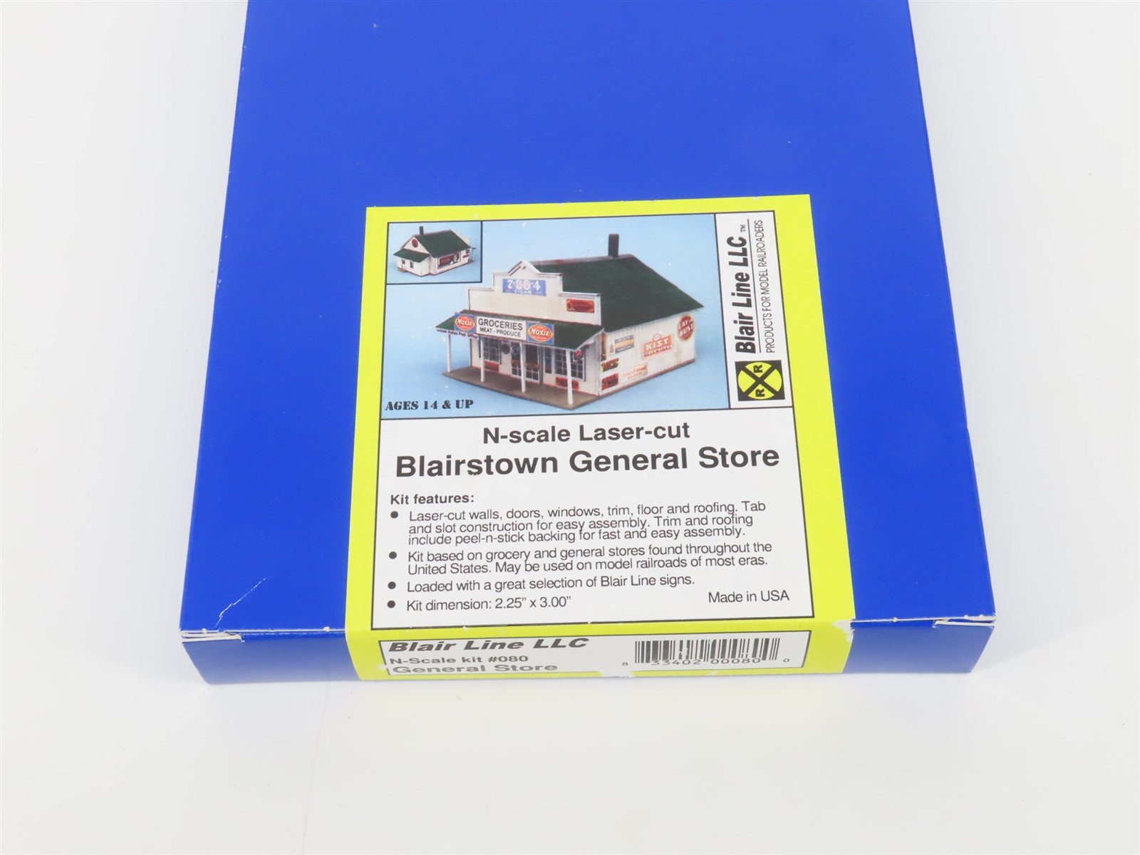 N 1/160 Scale Blair Line Laser-Cut Kit 080 Blairstown General Store