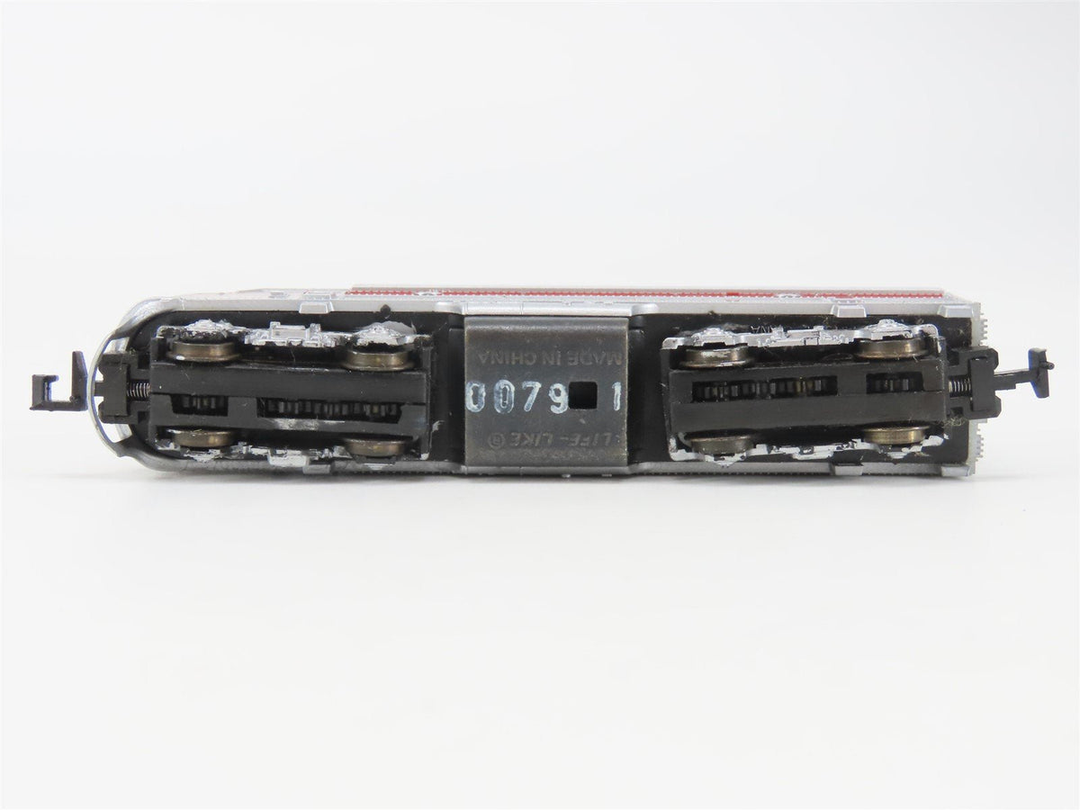 N Scale Life-Like CBQ Burlington F7A Diesel Locomotive #166A