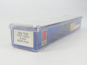 N Scale Life-Like 7038 MILW Milwaukee Road E7A Diesel Locomotive #18A
