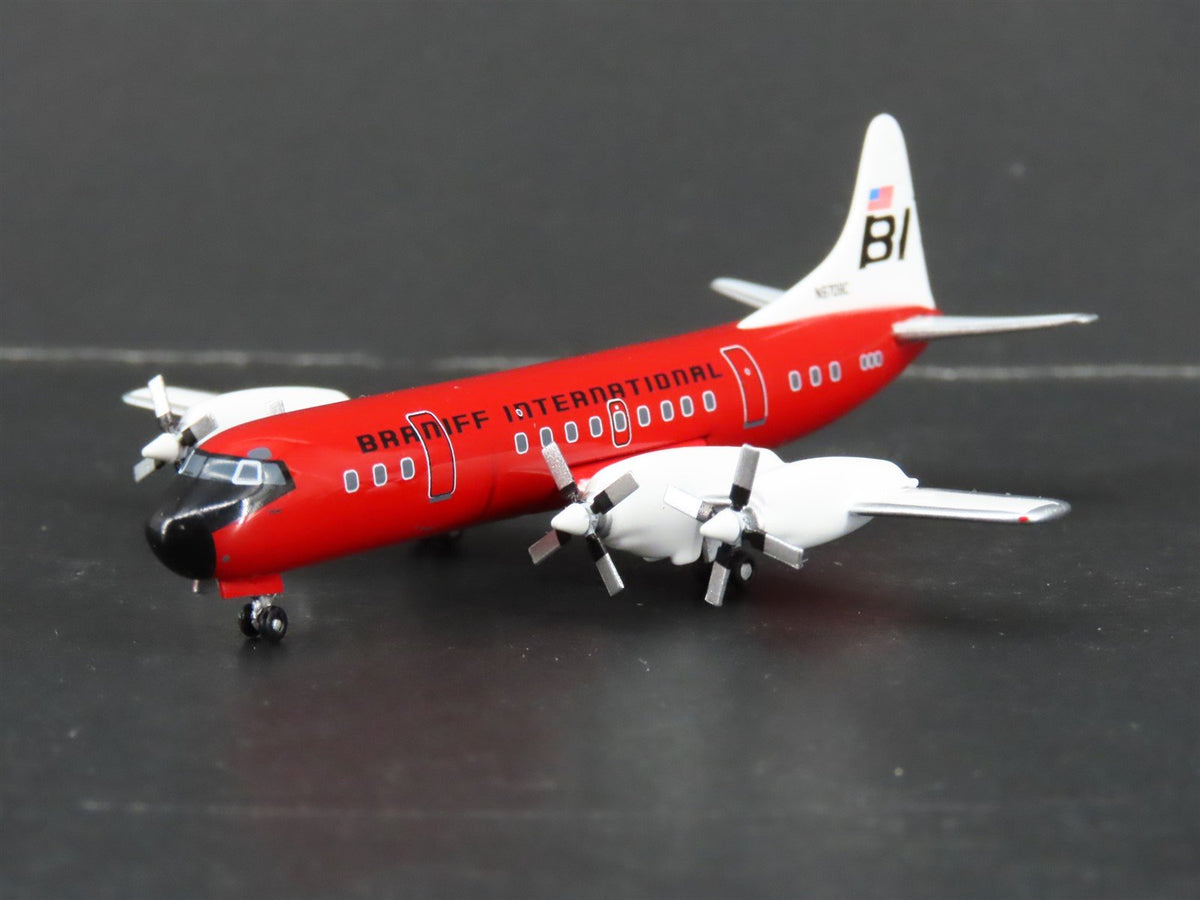 1:400 Scale AeroClassics Die-Cast Braniff Int&#39;l L-188C Electra Airliner N9709C