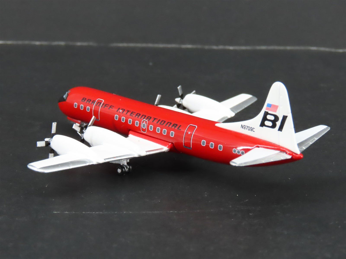 1:400 Scale AeroClassics Die-Cast Braniff Int&#39;l L-188C Electra Airliner N9709C