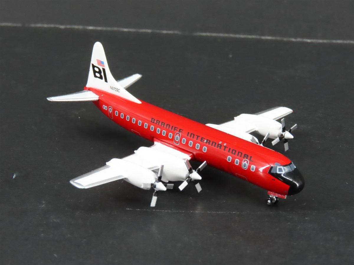 1:400 Scale AeroClassics Die-Cast Braniff Int&#39;l L-188C Electra Airliner N9709C