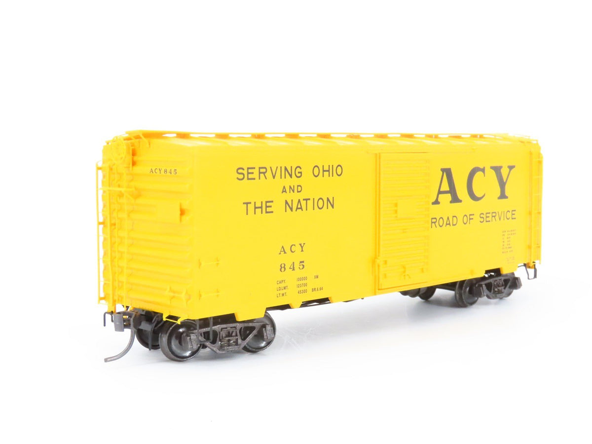HO Scale Kadee 4045 ACY Road of Service 40&#39; Single Door Box Car #845