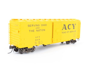 HO Scale Kadee 4045 ACY Road of Service 40' Single Door Box Car #845
