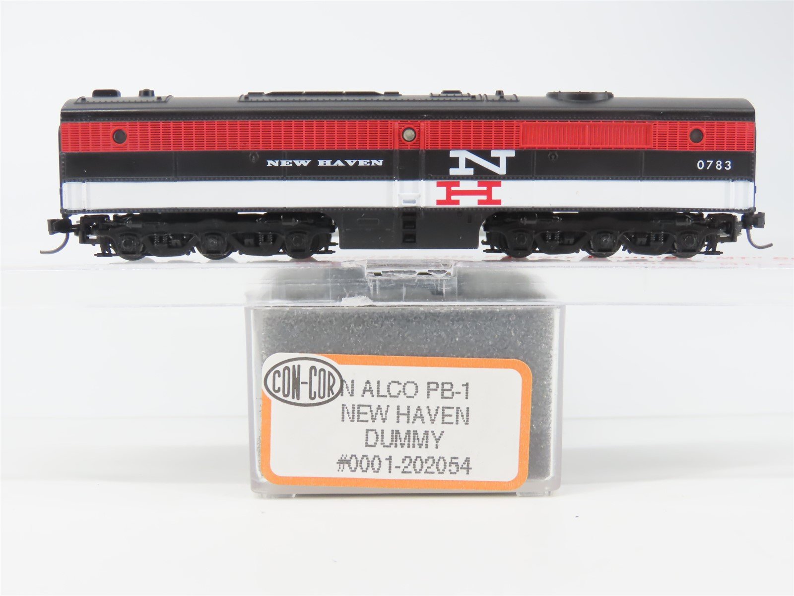 N Scale Con-Cor 0001-202054 NH New Haven Alco PB-1 Diesel Loco #0783 UNPOWERED