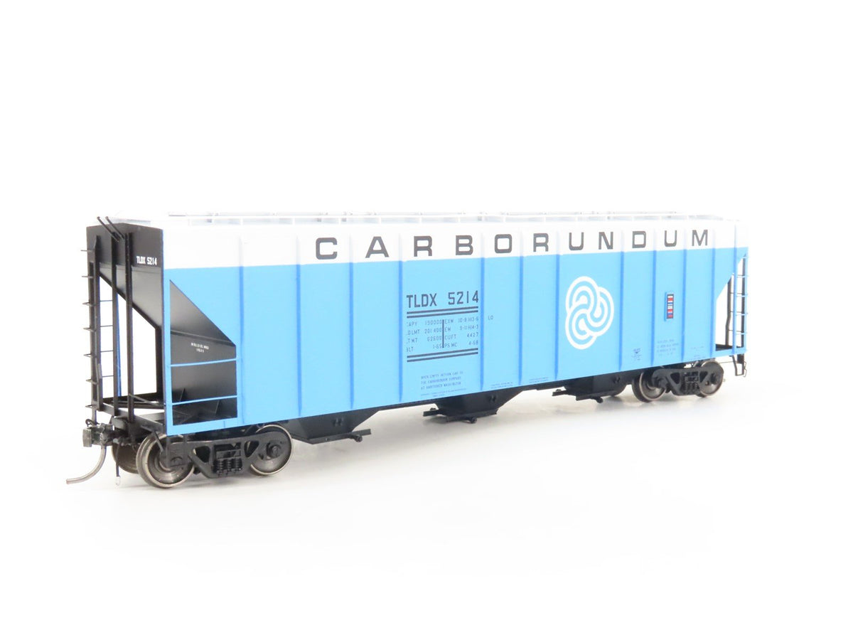 HO Scale ExactRail Platinum EP-80211-3 TLDX Carborundum 3-Bay Hopper #5214