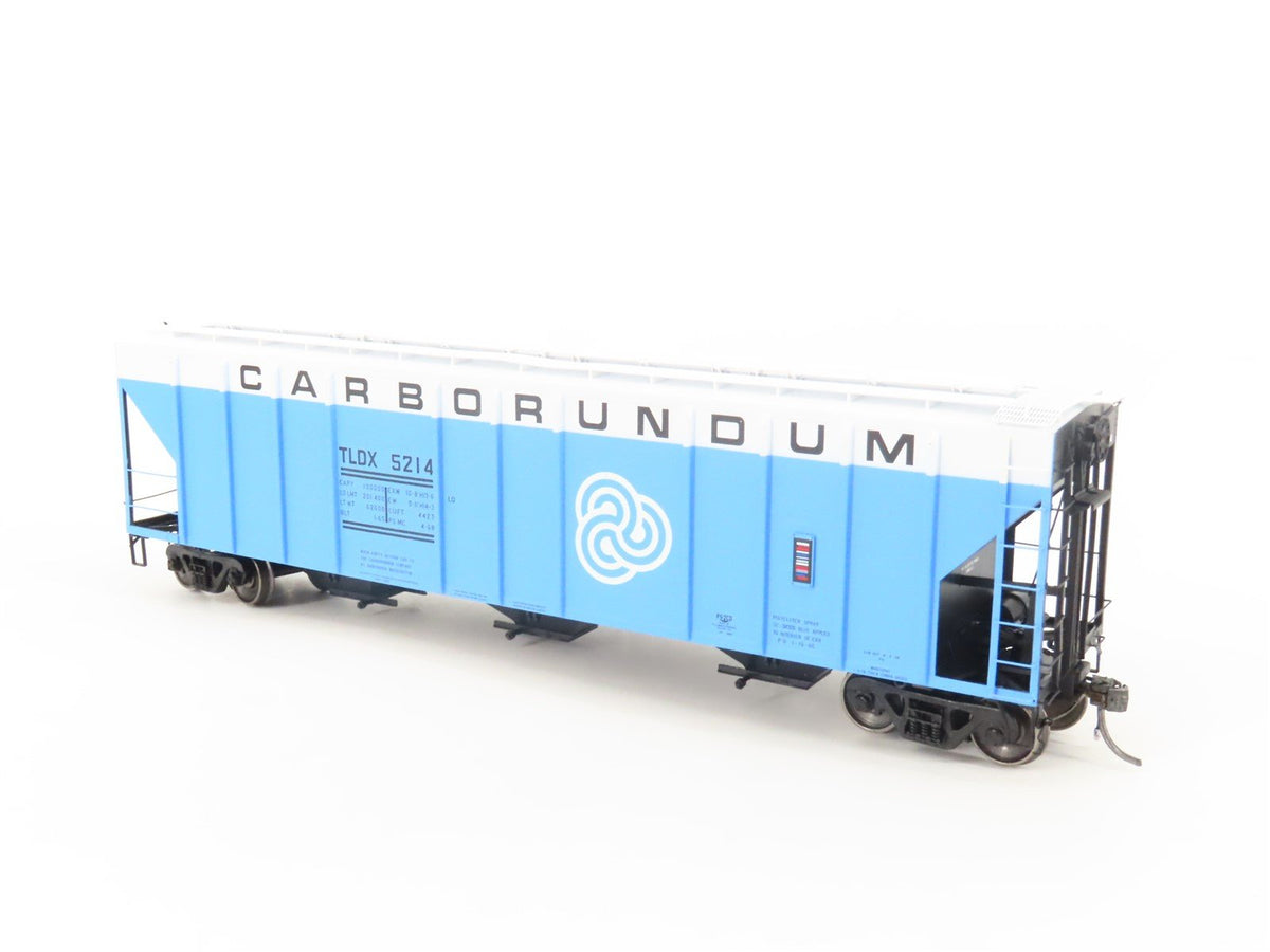 HO Scale ExactRail Platinum EP-80211-3 TLDX Carborundum 3-Bay Hopper #5214