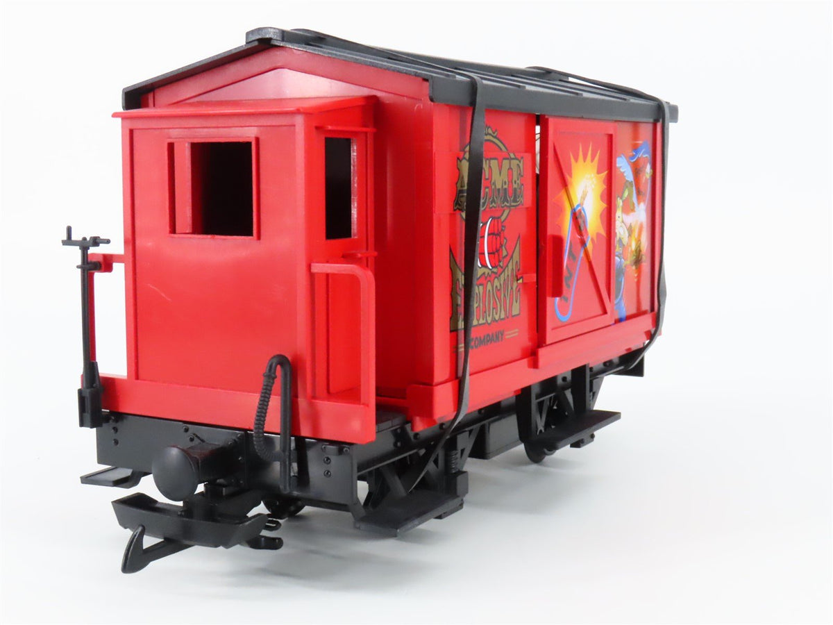 G Scale Lehmann Toy Train 94108 ACME Explosive Company Animated Car
