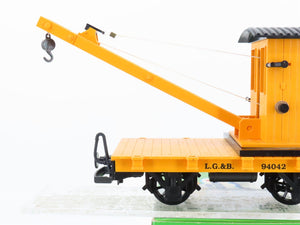 G Scale Lehmann Toy Train 94042 LG&B Crane Car