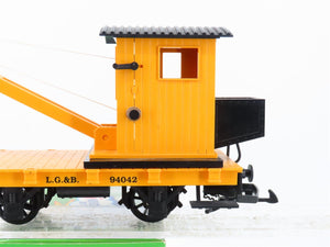 G Scale Lehmann Toy Train 94042 LG&B Crane Car