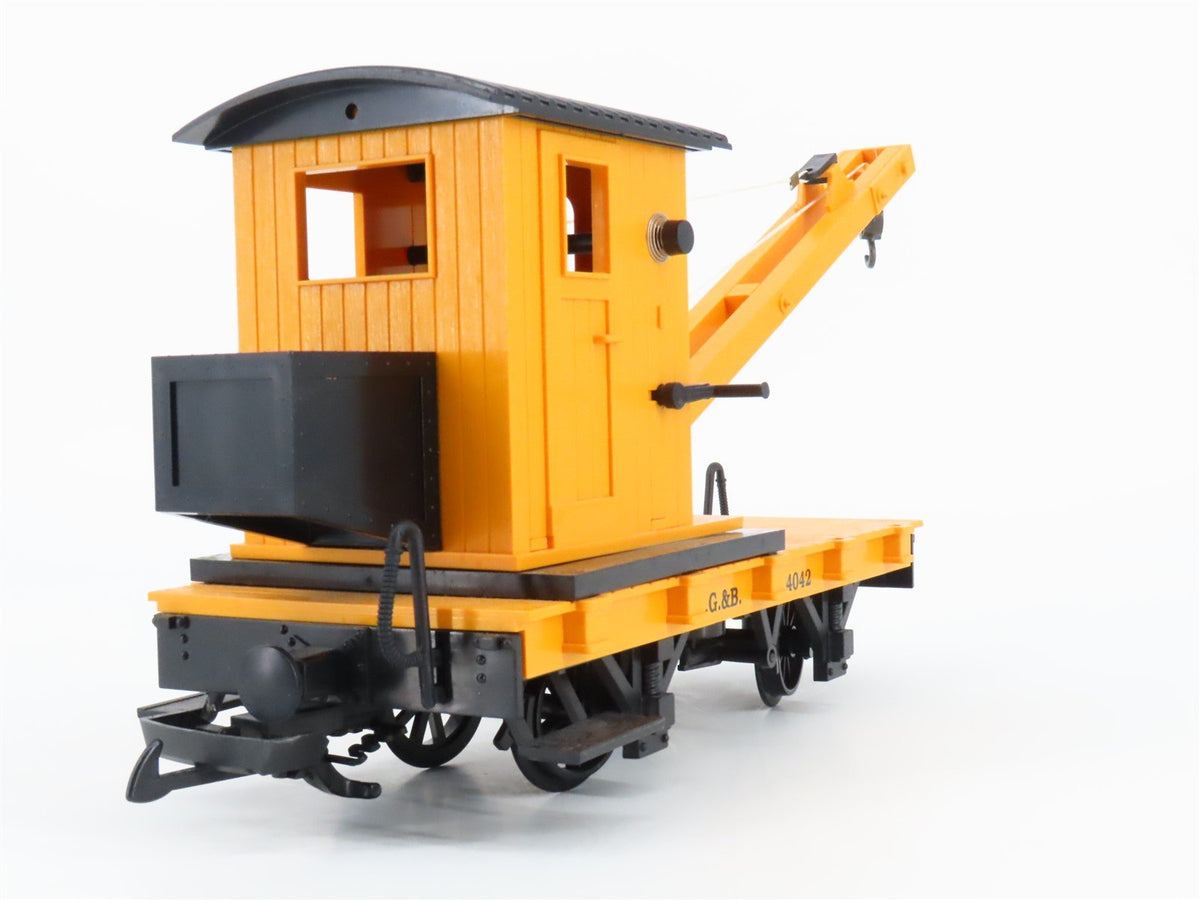 G Scale Lehmann Toy Train 94042 LG&amp;B Crane Car