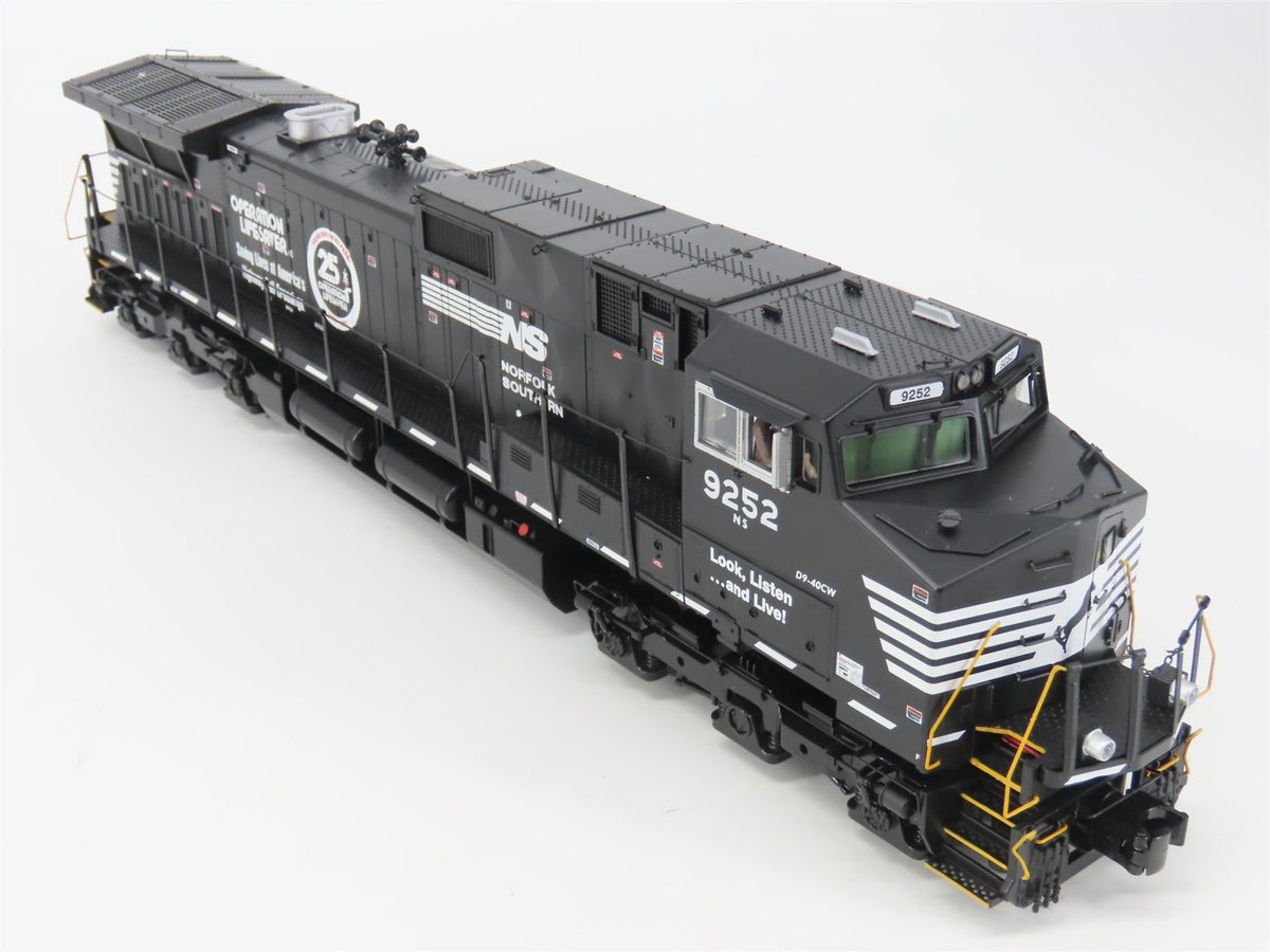 O Gauge 3-Rail MTH 20-20117-1 NS Norfolk Southern OLS Dash 9 Diesel #9252 wSound