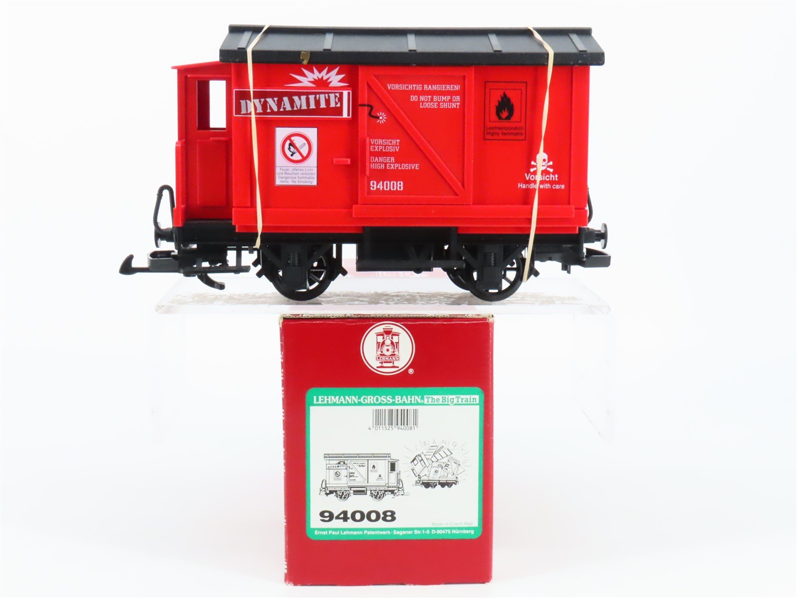 G Scale LGB 94008 Dynamite Animated Exploding Car #94008