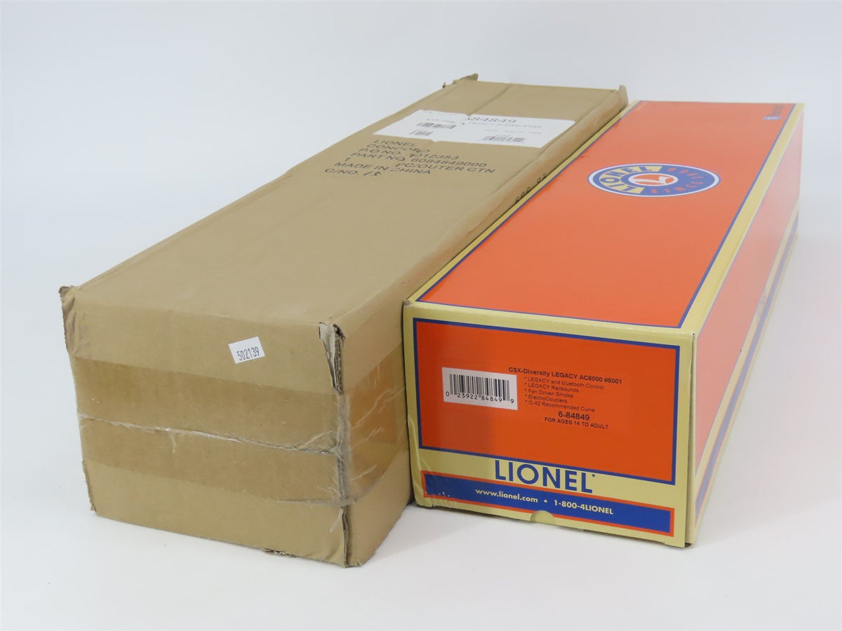 O Gauge 3-Rail Lionel 6-84849 CSX Diversity AC6000CW Diesel #5001 w/Legacy