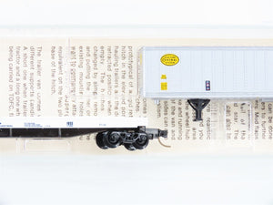 N Kadee Micro-Trains MTL 64010 TOFC ATSF Flat Car #293274 w/ NYC Trailer