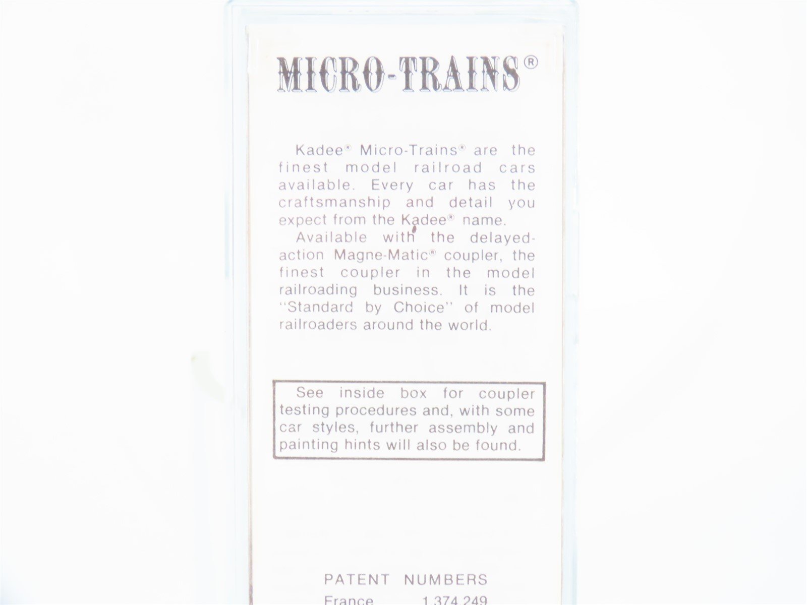 N Scale Kadee Micro-Trains MTL 64010 TOFC ATSF Flat Car #293284 w/ NW Trailer